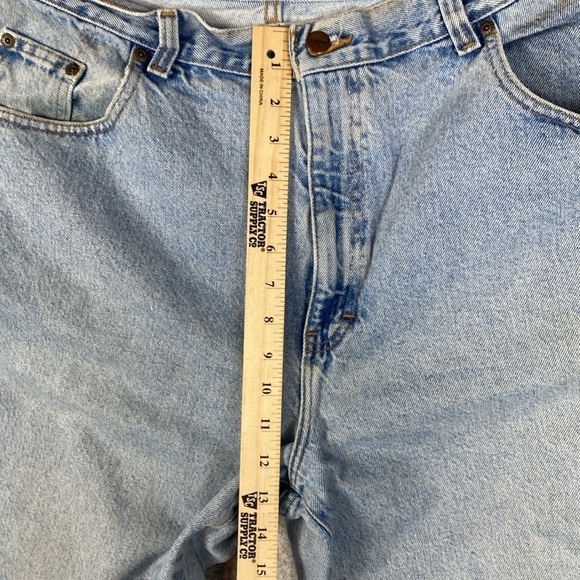 Vintage 90’s Structure jeans baggy fit tapered leg 38x30 light wash all cotton - Picture 12 of 13